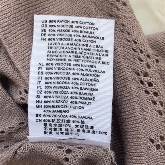 H&M Women’s Net Tie Front Cardigan - Picture 7 of 8